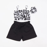 Trax Σετ τοπ σορτς κορδέλα Λευκό 26-49140-1