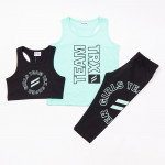 Trax Σετ κολάν μπλούζα τοπ Μαύρο 26-49144-1