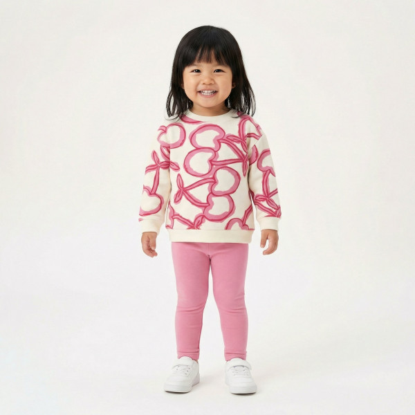 Trax Σετ κολάν μπλούζα Εκρού 26-49209-1