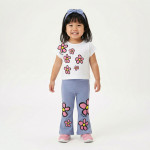 Trax Σετ κολάν μπλούζα κορδέλα Λευκό 26-49210-1