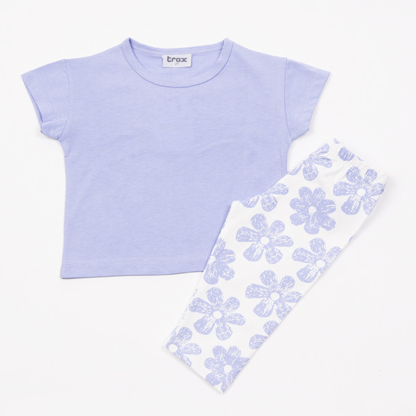 Trax Σετ κολάν μπλούζα  Lilium 26-49216-1