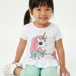 Trax Σετ Κολάν μπλούζα Λευκό 26-49217