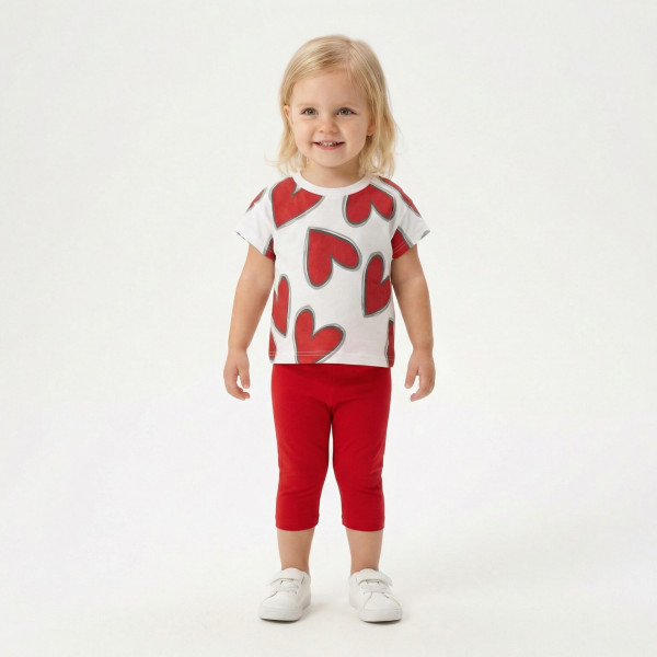 Trax Σετ Κολάν μπλούζα Λευκό 26-49219-1