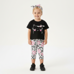 Trax Σετ κολάν μπλούζα κορδέλα Μαύρο 26-49220-1