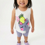 Trax Σετ κολάν μπλούζα Λευκό 26-49223-2