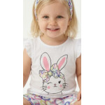 Trax Σετ Κολάν μπλούζα Λευκό 26-49229-1