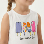 Trax Σετ σορτς μπλούζα Λευκό 26-49232-1