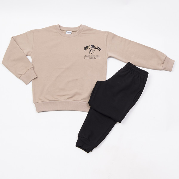 Trax Σετ παντελόνι μπλούζα Άμμου 26-49308-1