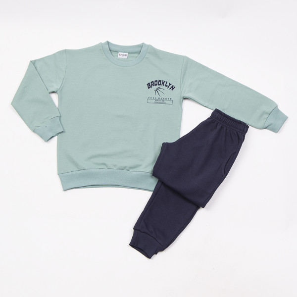 Trax Σετ παντελόνι μπλούζα Μέντα 26-49308-2