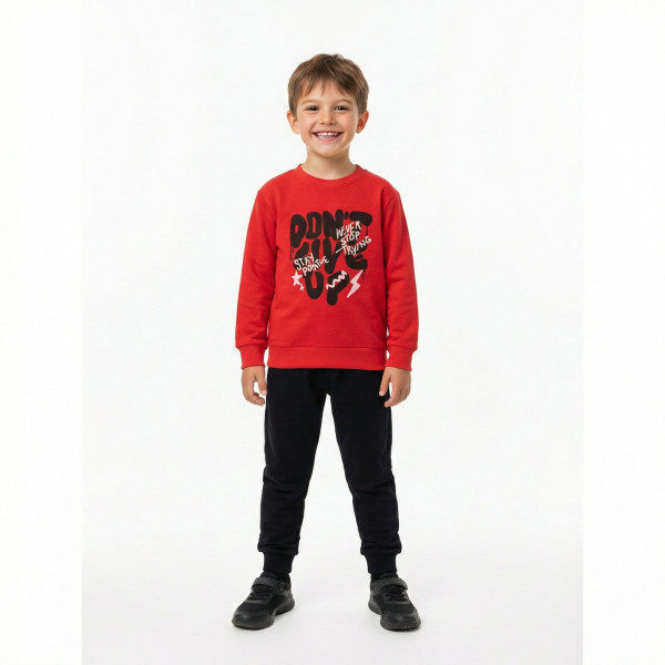 Trax Σετ παντελόνι μπλούζα Κόκκινο 26-49309-2