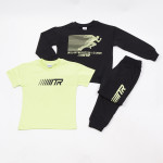 Trax Σετ παντελόνι 2 μπλούζες Μαύρο 26-49310-1