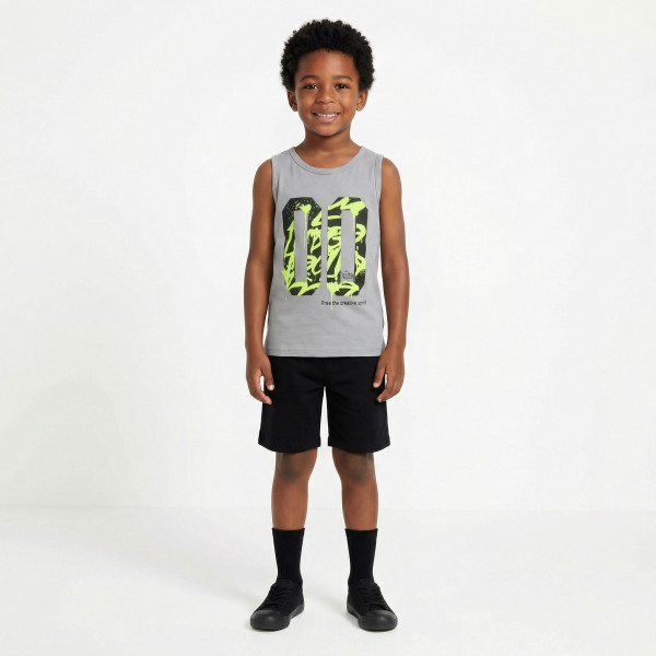 Trax Σετ βερμούδα μπλούζα Γκρι 26-49312-1