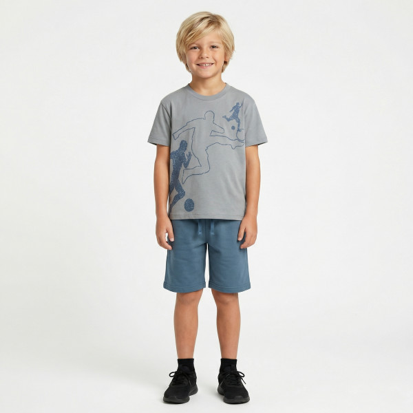 Trax Σετ βερμούδα μπλούζα Γκρι 26-49316-2