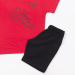 Trax Σετ μπλούζα βερμούδα Κόκκινο 26-49321-1
