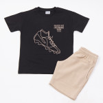 Trax Σετ μπλούζα βερμούδα Μαύρο 26-49321-2