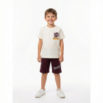 Trax Σετ βερμούδα μπλούζα Εκρού 26-49330-1