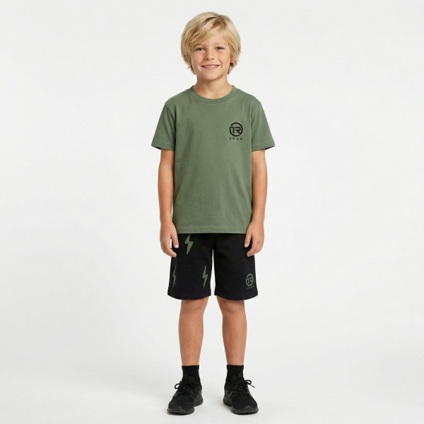 Trax Σετ βερμούδα μπλούζα Olive 26-49331-1