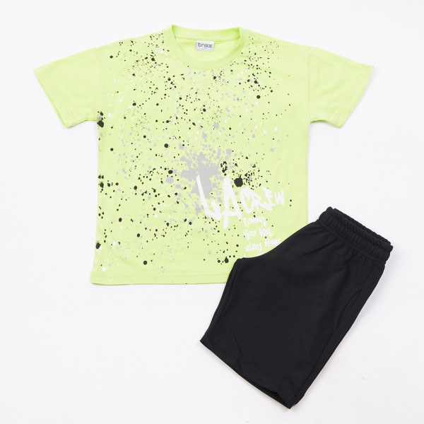 Trax Σετ μπλούζα βερμούδα Λάιμ 26-49333-1