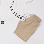 Trax Σετ μπλούζα βερμούδα Εκρού 26-49335-1