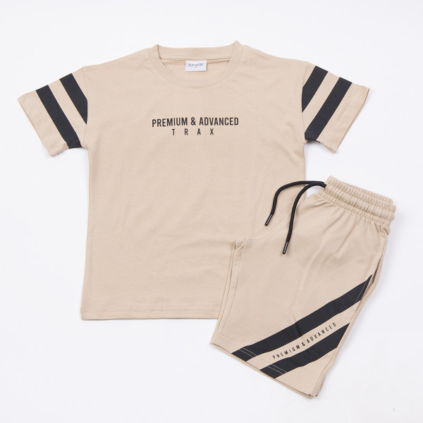 Trax Σετ μπλούζα βερμούδα Άμμου 26-49340-1