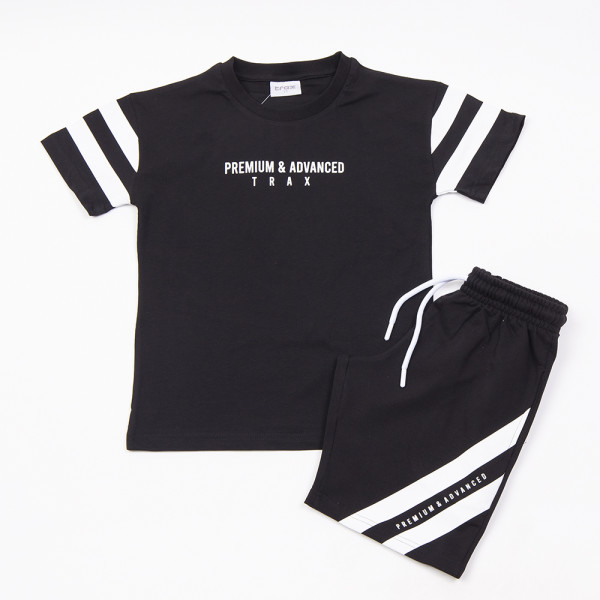 Trax Σετ μπλούζα βερμούδα Μαύρο 26-49340-2