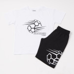 Trax Σετ μπλούζα βερμούδα Λευκό 26-49344-1