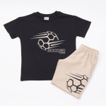 Trax Σετ μπλούζα βερμούδα Μαύρο 26-49344-2