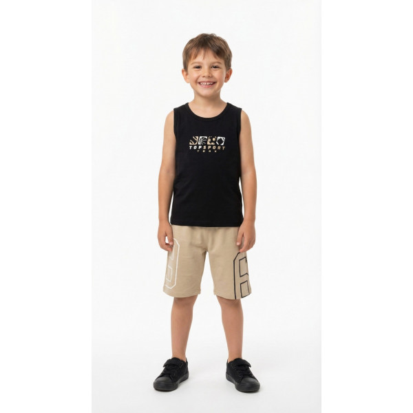 Trax Σετ βερμούδα μπλούζα Μαύρο 26-49351-2