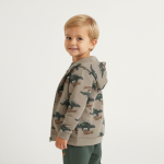 Trax Σετ παντελόνι μπλούζα ζακέτα Άμμου 26-49405-1