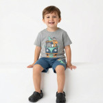 Trax Σετ βερμούδα μπλούζα Γκρι 26-49419-1