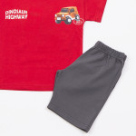 Trax Σετ βερμούδα μπλούζα Κόκκινο 26-49421-1