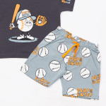 Trax Σετ παντελόνι μπλούζα καπέλο Γραφίτη 26-49429-1