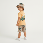 Trax Σετ βερμούδα μπλούζα καπέλο Μάνγκο 26-49430-1