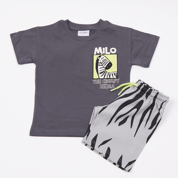 Trax Σετ παντελόνι μπλούζα Γραφίτη 26-49449-1