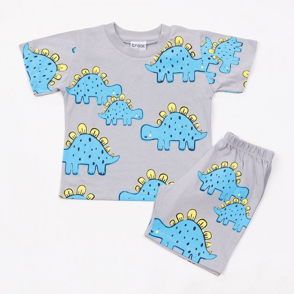 Trax Πυτζάμα Γκρι 26-49492-1