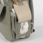 Walking Mum Τσάντα Αλλαξιέρα Backpack Poppy Olive Πουά 1120800322 Walking Mum Τσάντα Αλλαξιέρα Backpack Poppy Olive Πουά 1120800322