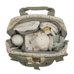 Walking Mum Τσάντα Αλλαξιέρα Backpack Poppy Olive Hearts 1120800324 Walking Mum Τσάντα Αλλαξιέρα Backpack Poppy Olive Hearts 1120800324