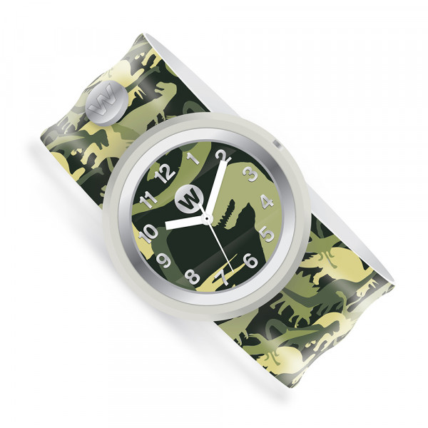 Watchitude Ρολόϊ χειρός τύπου σλαπ Dino Camo WTD-457