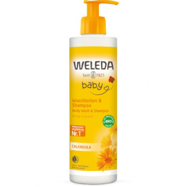 Weleda Σαμπουάν & Αφρόλουτρο καλέντουλας 400ml 5765