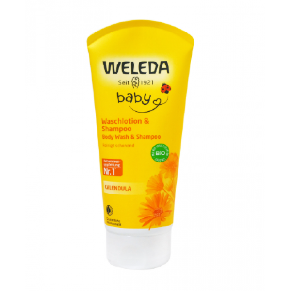Weleda Σαμπουάν & Αφρόλουτρο καλέντουλας 200ml 8168