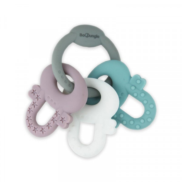 Bo Jungle B-Keys Silicone Κλειδιά Σιλικόνης (Grey,White,Blue,Pink) B910300