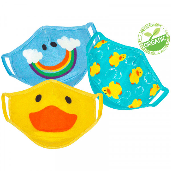 Zoocchini Σετ 3 Παιδικές Μάσκες – Duck Multi 3-6 ετών ZOO15903