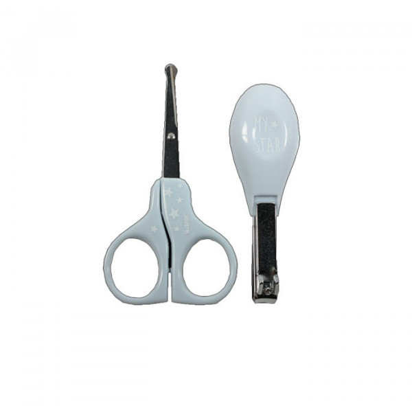 Minene Σετ Περιποίησης Mε Ψαλιδάκι και Νυχοκόπτη Light Blue 18319005120OS