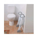 DreamBaby Εκπαιδευτικό κάθισμα τουαλέτας με σκαλοπάτι Step up Grey/White BR75176