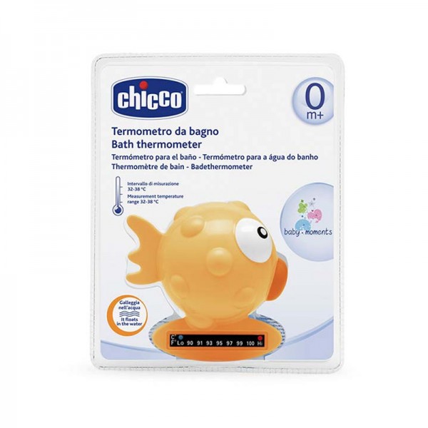 Chicco Θερμόμετρο Μπάνιου Ψάρι Πορτοκαλί