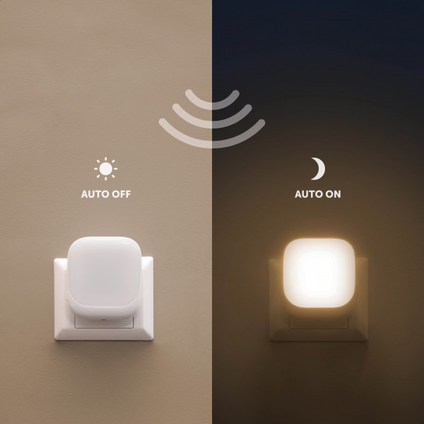 ZAZU Socket Light Φωτάκι Πρίζας Led με Αισθητήρα Νυκτός Λευκό ZA-SOCKET-01 ZAZU Socket Light Φωτάκι Πρίζας Led με Αισθητήρα Νυκτός Λευκό ZA-SOCKET-01