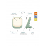 ZAZU Socket Light Φωτάκι Πρίζας Led με Αισθητήρα Νυκτός Ροζ ZA-SOCKET-03