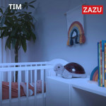 Zazu TIM Χελώνα προβολέας Ηλιοβασίλεμα με κινούμενα Πουλάκια & λευκούς ήχους ZA-TIM-01
