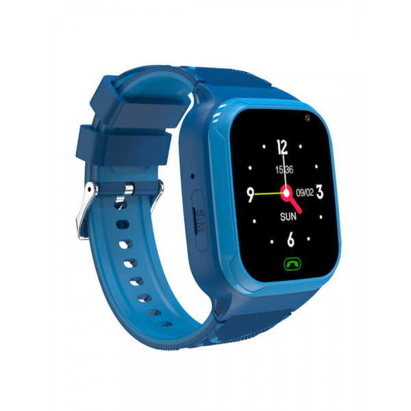 ZAZU Fun Smart Watch 4G/GPS Εντοπισμού Παιδιού & Βιντεοκλήση Μπλέ ZA-WATCH-01