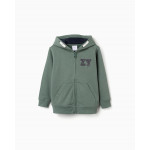 ZIPPY Ζακέτα Φούτερ Κουκούλα Λαδί 16-ZKBAP0201_26016